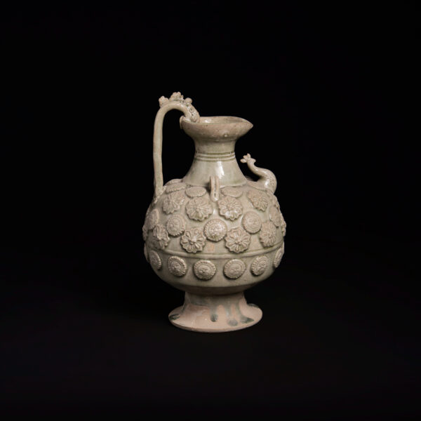 (From an Old Collection)Xiangzhou Kiln Phoenix Head Inlaid Pot