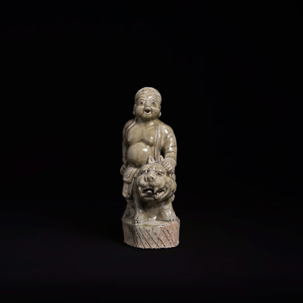 (From an Old Collection)Shangzhou Kiln Animal and Human Figure Sculpture