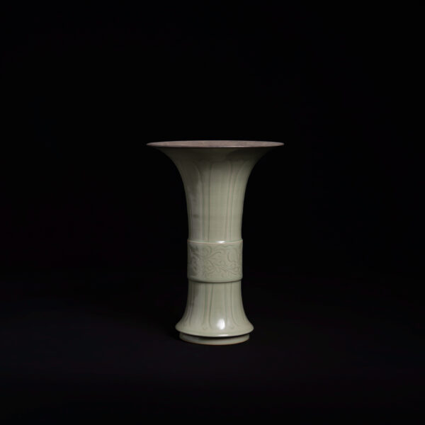 (From an Old Collection)Yue Kiln Blue Glazed Flower Vase