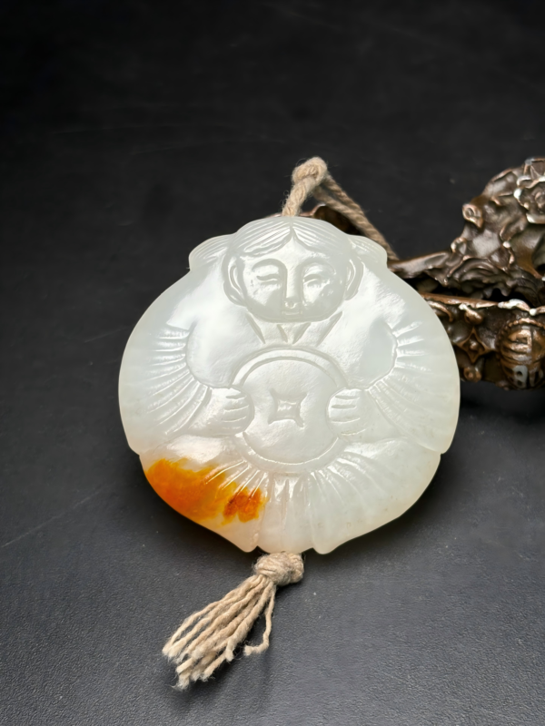 Heitan Jade Baby Figurine Pendant