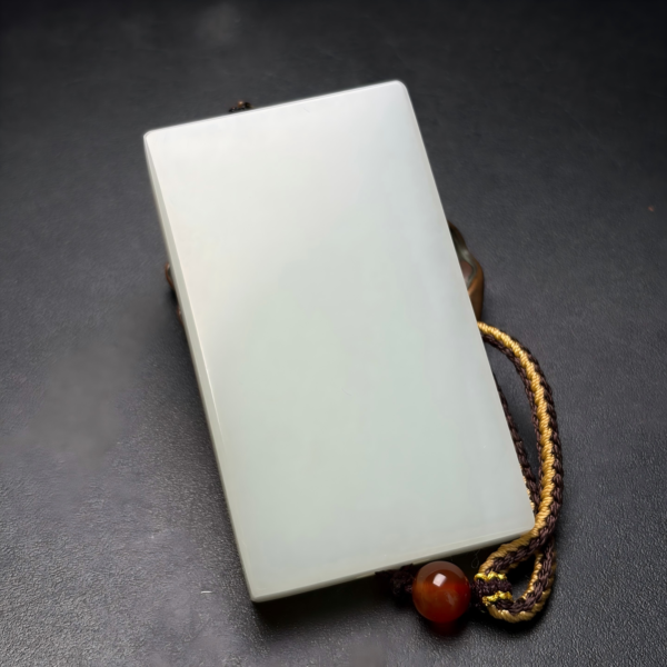 Hetian Jade Peace and Safety Plate